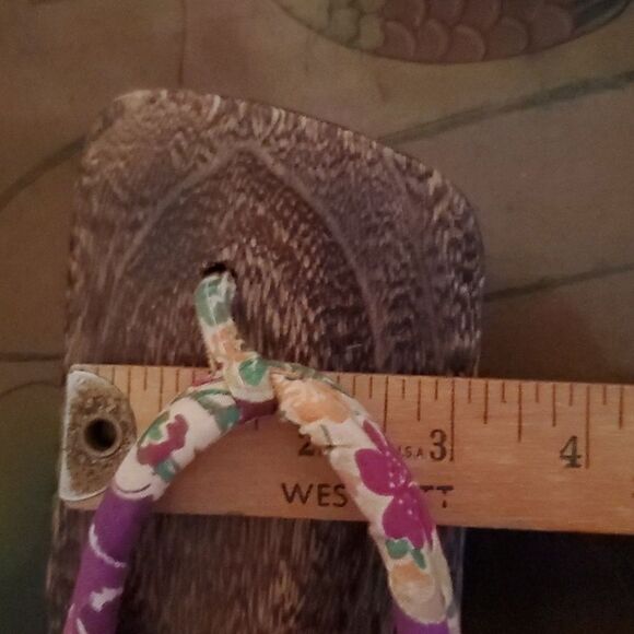 Geta Japanese Wooden Shoes Zori Sandals - Picture 12 of 12